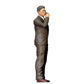 Figurine miniature Garde du corps : Portier ou garde du corps en action avec radio (n° 294)