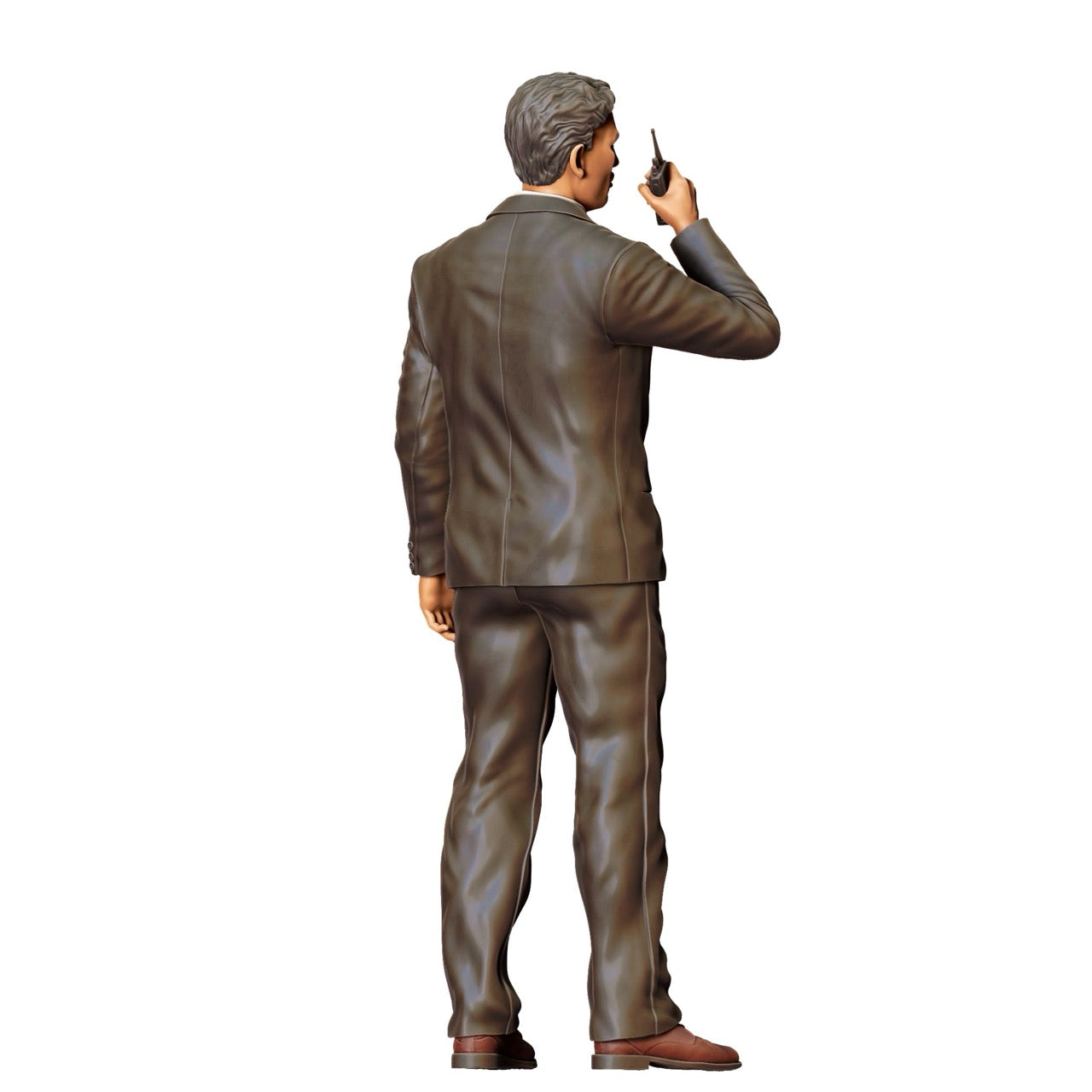 Figurine miniature Garde du corps : Portier ou garde du corps en action avec radio (n° 294)