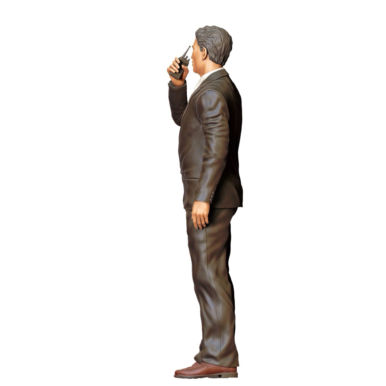 Figurine miniature Garde du corps : Portier ou garde du corps en action avec radio (n° 294)