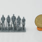 Diorama modélisme photo produit 0 : Ensemble de figurines passants 2 - 6 figurines (h0_29)
