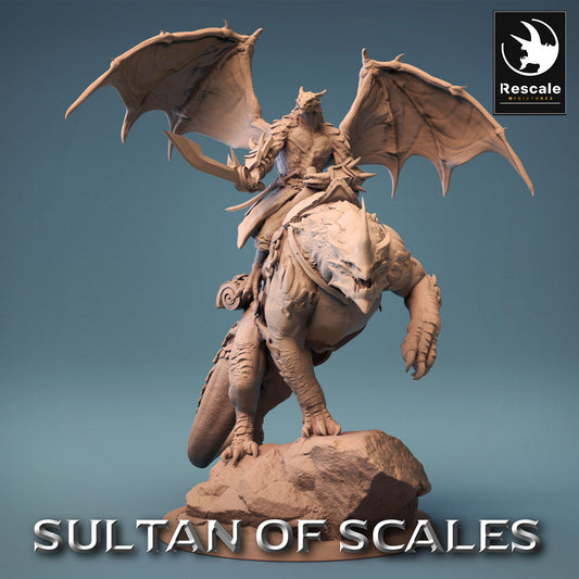 Cavalier Enfant de Dragon sur Lézard - Puissant Soldat du Désert - Guerrier Enfant de Dragon (E5)