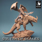 Cavalier Enfant de Dragon sur Lézard - Puissant Soldat du Désert - Guerrier Enfant de Dragon (E5)