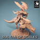Cavalier Enfant de Dragon sur Lézard - Puissant Soldat du Désert - Guerrier Enfant de Dragon (E2)