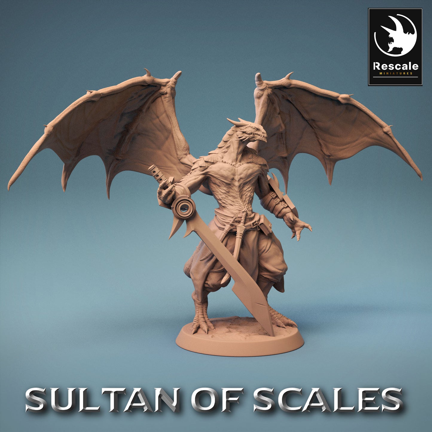 Soldat Enfant de Dragon - Puissant Guerrier du Désert - Enfant de Dragon (F9)