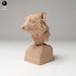 Photo produit 2 : figurine animalière sauvage : raton laveur - buste (24_09_10)