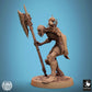 Photo du produit Tabletop 28mm Lord of the Print (LotP) 1 : Miniature Tabletop : Ghoul Berserker - Gardien mort-vivant avec grande hache, chasseur de crânes démoniaque (24_11_C15)