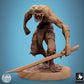Photo du produit Tabletop 28mm Lord of the Print (LotP) 0 : Miniature Tabletop : Ghoul Ravager, monstre maraudeur avec épée à deux mains, combattant de mêlée hurlant, boss pour Wargaming, Skirmish et Dungeon (24_11_C31)