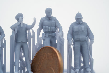 Photo de produit Figurine H0, 1:72 - 0: Ensemble de figurines de policiers