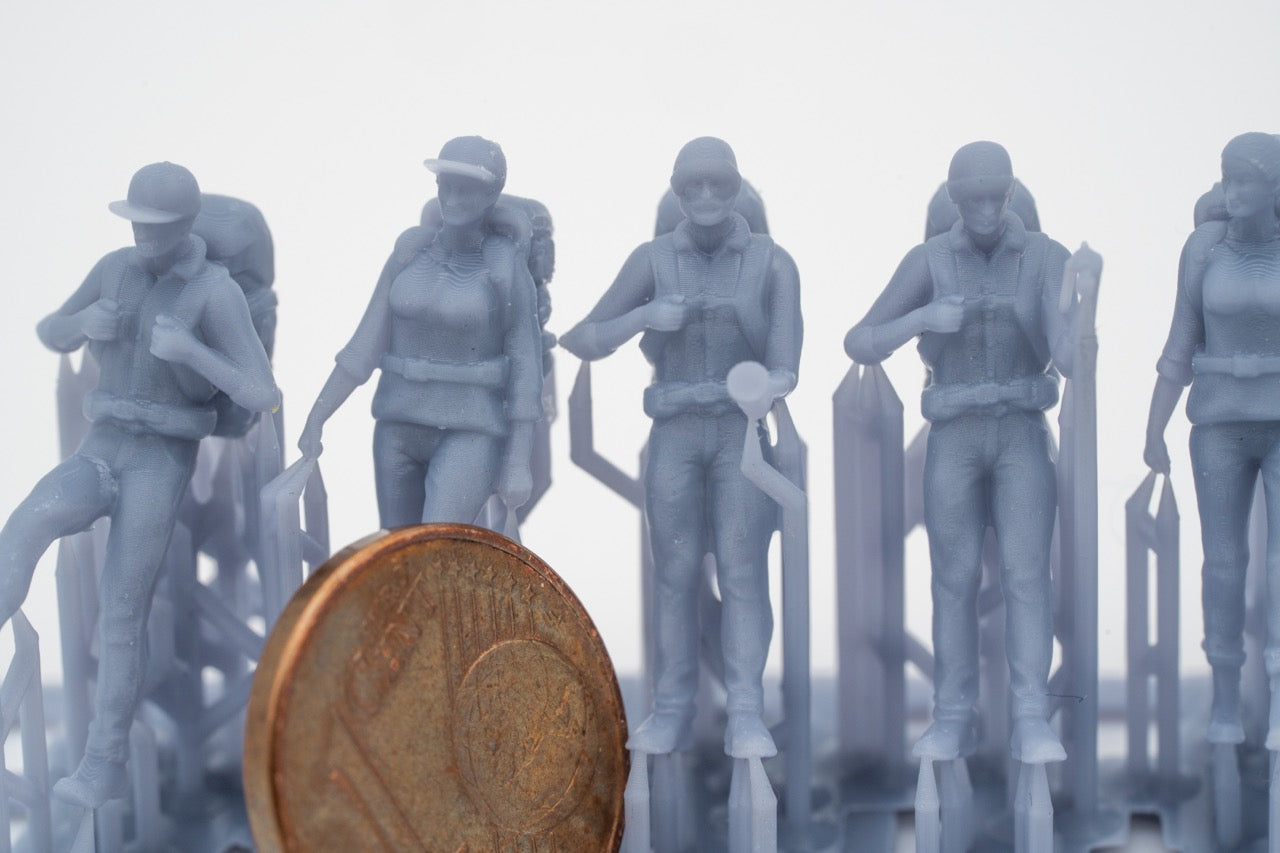 Produktfoto Figur H0, 1:72 - 0: Wanderer Figuren Set