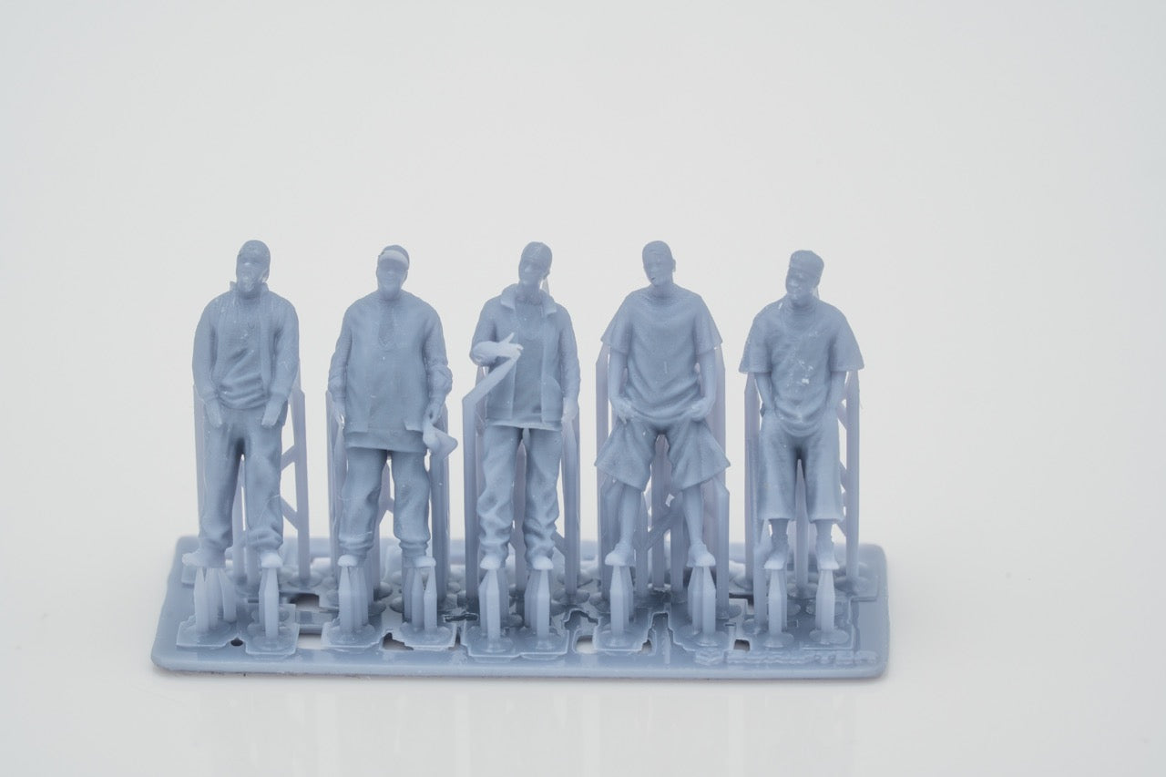 Photo du produit Figurine H0, 1:72 - 0: Ensemble de figurines HipHop Homies