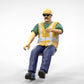Photo du produit 0 : Conducteur de chantier - Avec casque et lunettes de soleil - Dans le véhicule