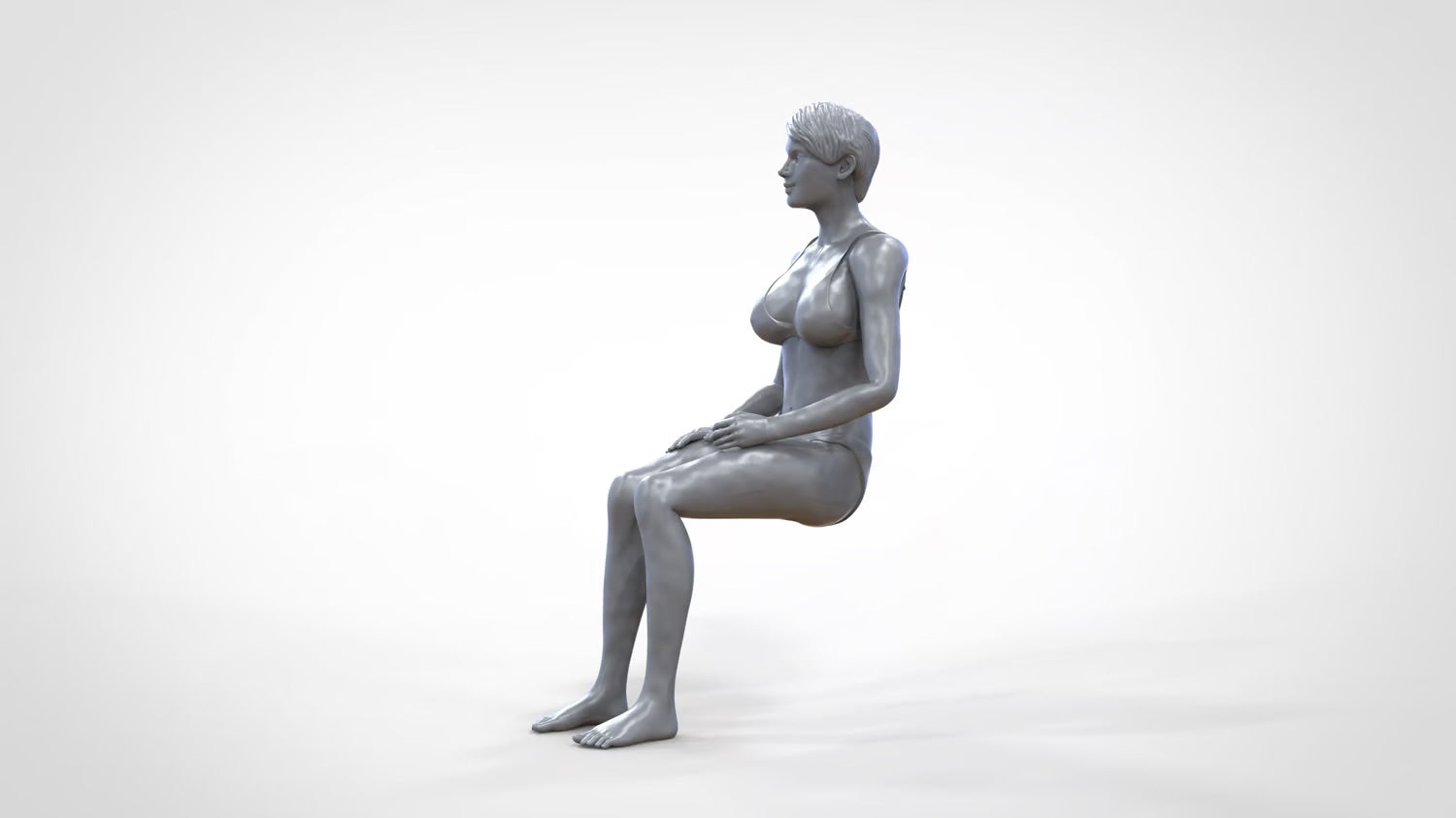 Photo du produit 0 : Femme en bikini - assise