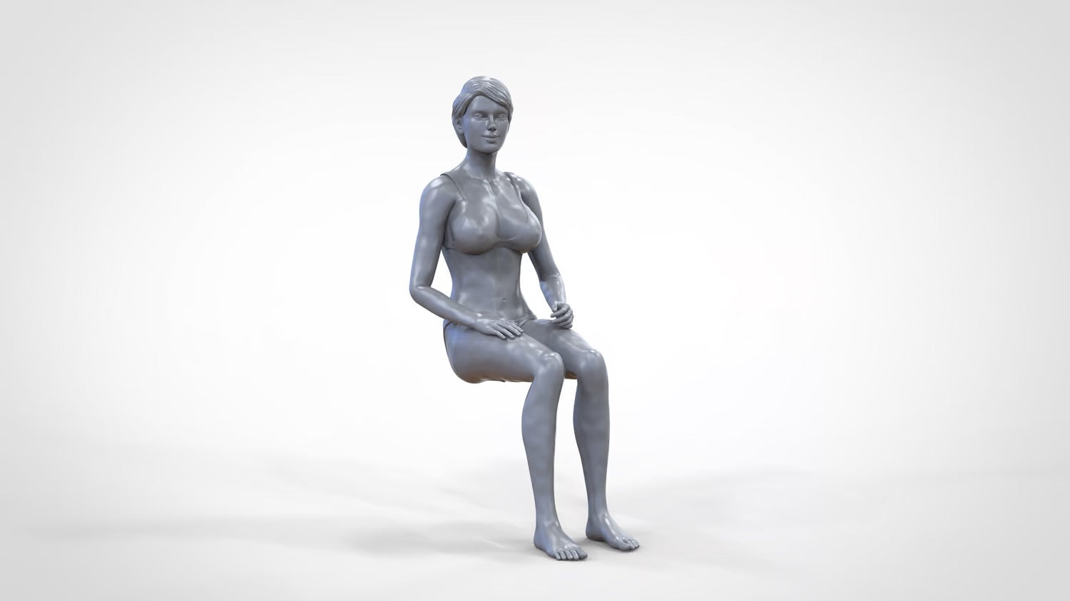 Photo du produit 0 : Femme en bikini - assise