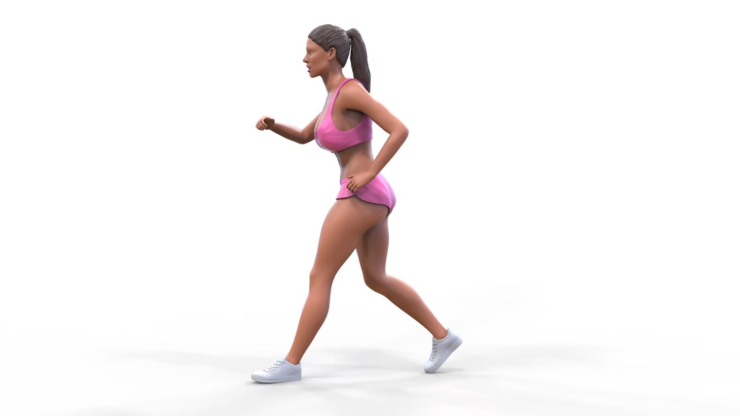 Produktfoto  0: Frau laufend - Joggerin