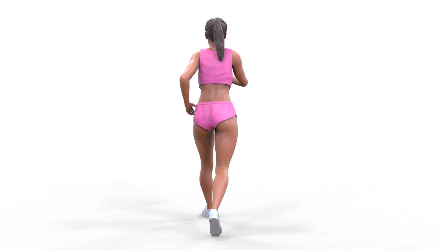 Produktfoto  0: Frau laufend - Joggerin
