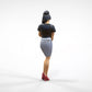 Photo du produit 0 : Femme en jupe et blouse