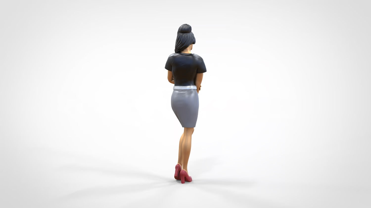 Photo du produit 0 : Femme en jupe et blouse