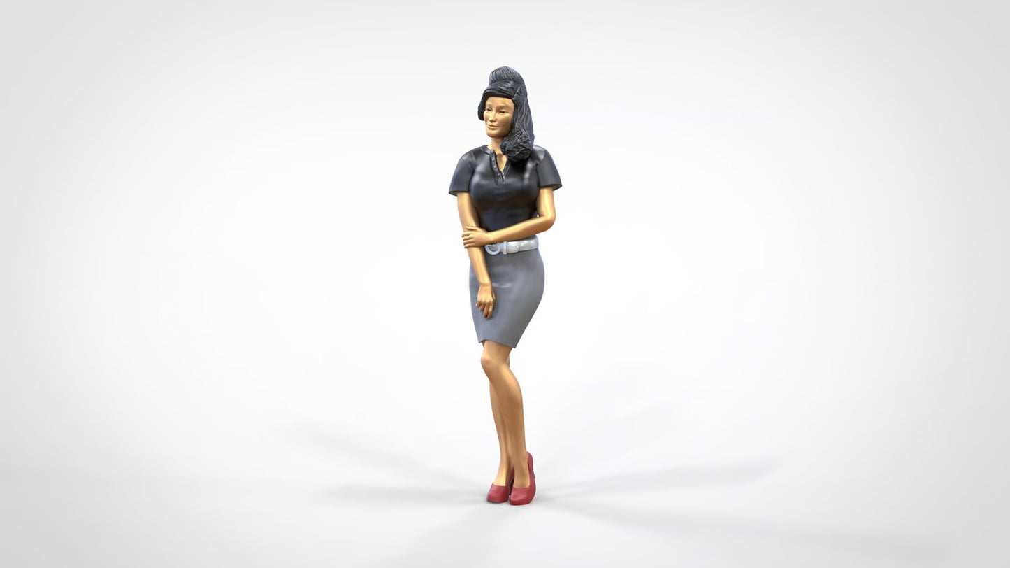 Photo du produit 0 : Femme en jupe et blouse