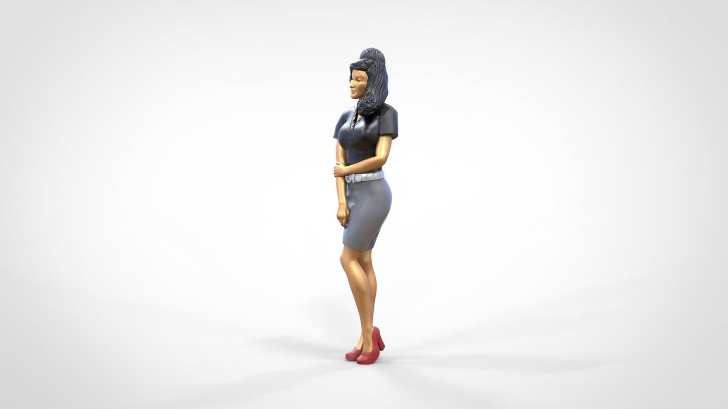Photo du produit 0 : Femme en jupe et blouse
