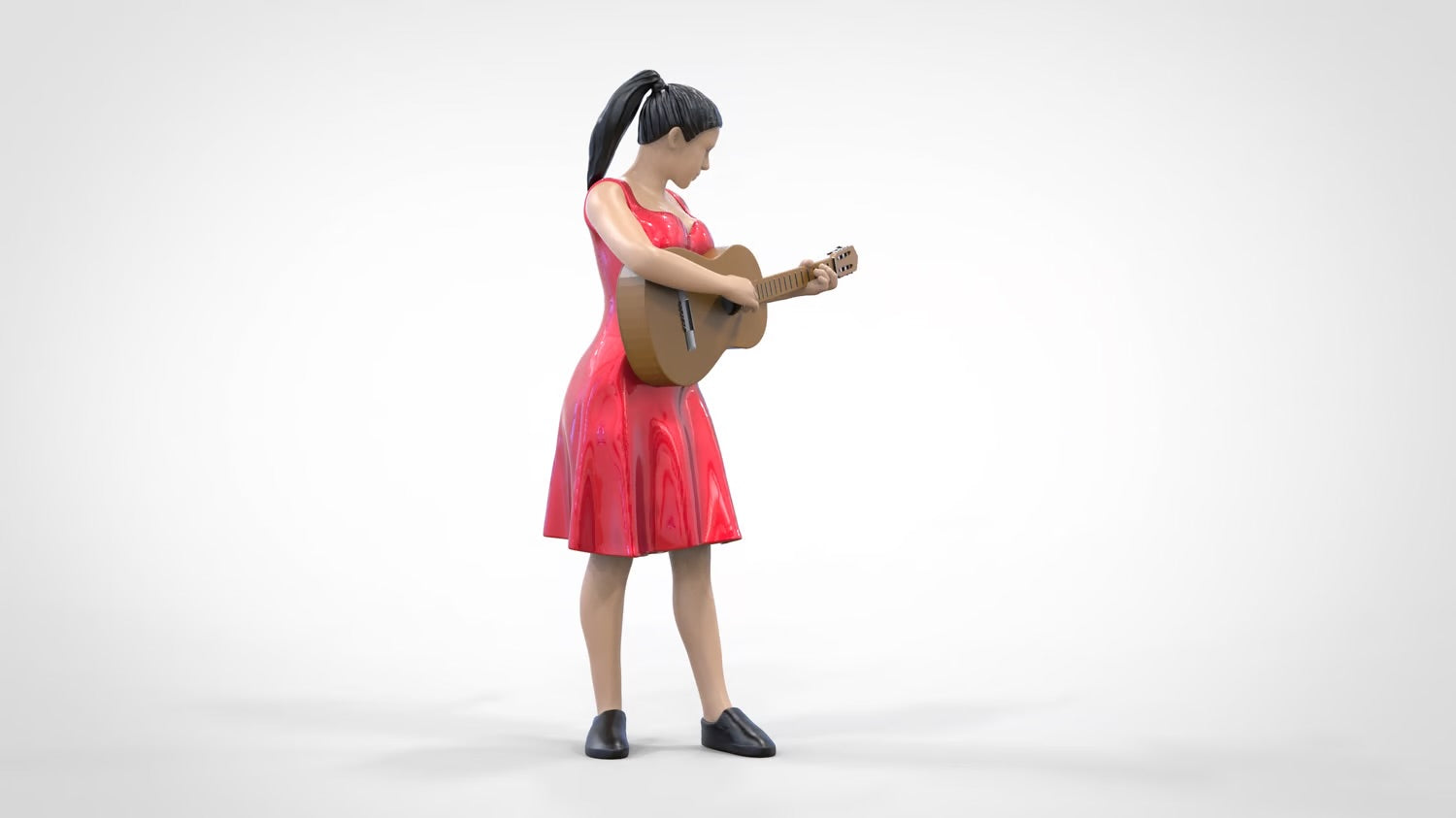 Photo du produit 0 : Musicienne - Femme avec guitare