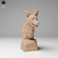 Photo produit figurine animale Animal Den Miniatures 1 : animal sauvage : coyote - buste (24_11_11)