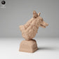Photo produit figurine animale Animal Den Miniatures 2 : figurine d’animal sauvage : coyote - buste (24_11_11)