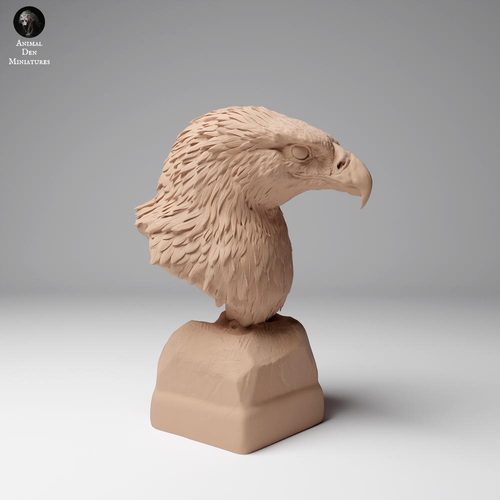 Photo produit figurine animale Animal Den Miniatures 0 : figurine animale rapace : aigle royal - buste (24_12_16)