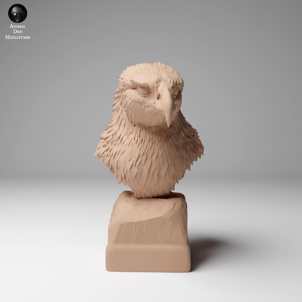 Photo produit figurine animale Animal Den Miniatures 1 : figurine animale de rapace : aigle royal - buste (24_12_16)