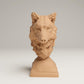 Photo du produit, figurine animale Animal Den Miniatures 1 : animal sauvage, figurine de loup gris - buste (25_06_16)