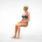 Photo du produit 0 : Femme en bikini - assise