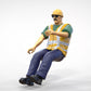 Photo du produit 0 : Conducteur de chantier - Avec casque et lunettes de soleil - Dans le véhicule