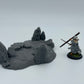Photo de produit Tabletop 28mm The Printing Goes Ever On (TPGEO) 0 : Terrain de colline Type G - Élévation douce dans un paysage herbeux - Rochers
