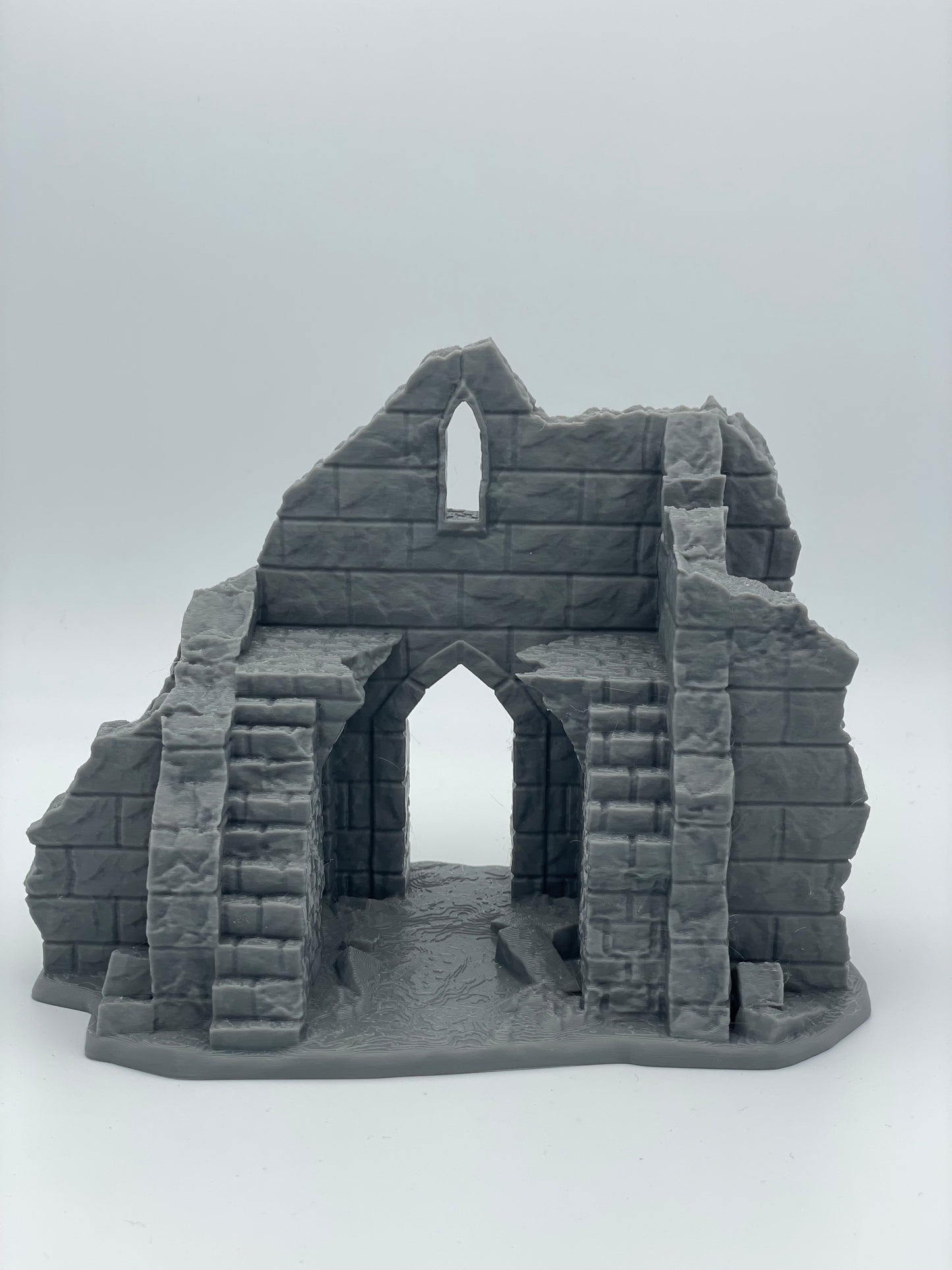 Photo produit Tabletop 28mm The Printing Goes Ever On (TPGEO) 0 : Ruine E - Débris d'une ville médiévale - Maison détruite
