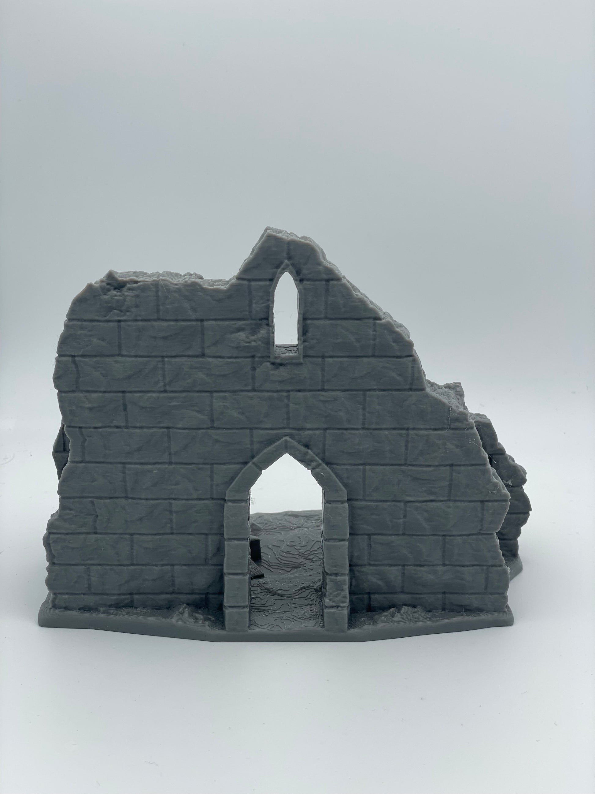 Photo produit Tabletop 28mm The Printing Goes Ever On (TPGEO) 0 : Ruine E - Débris d'une ville médiévale - Maison détruite