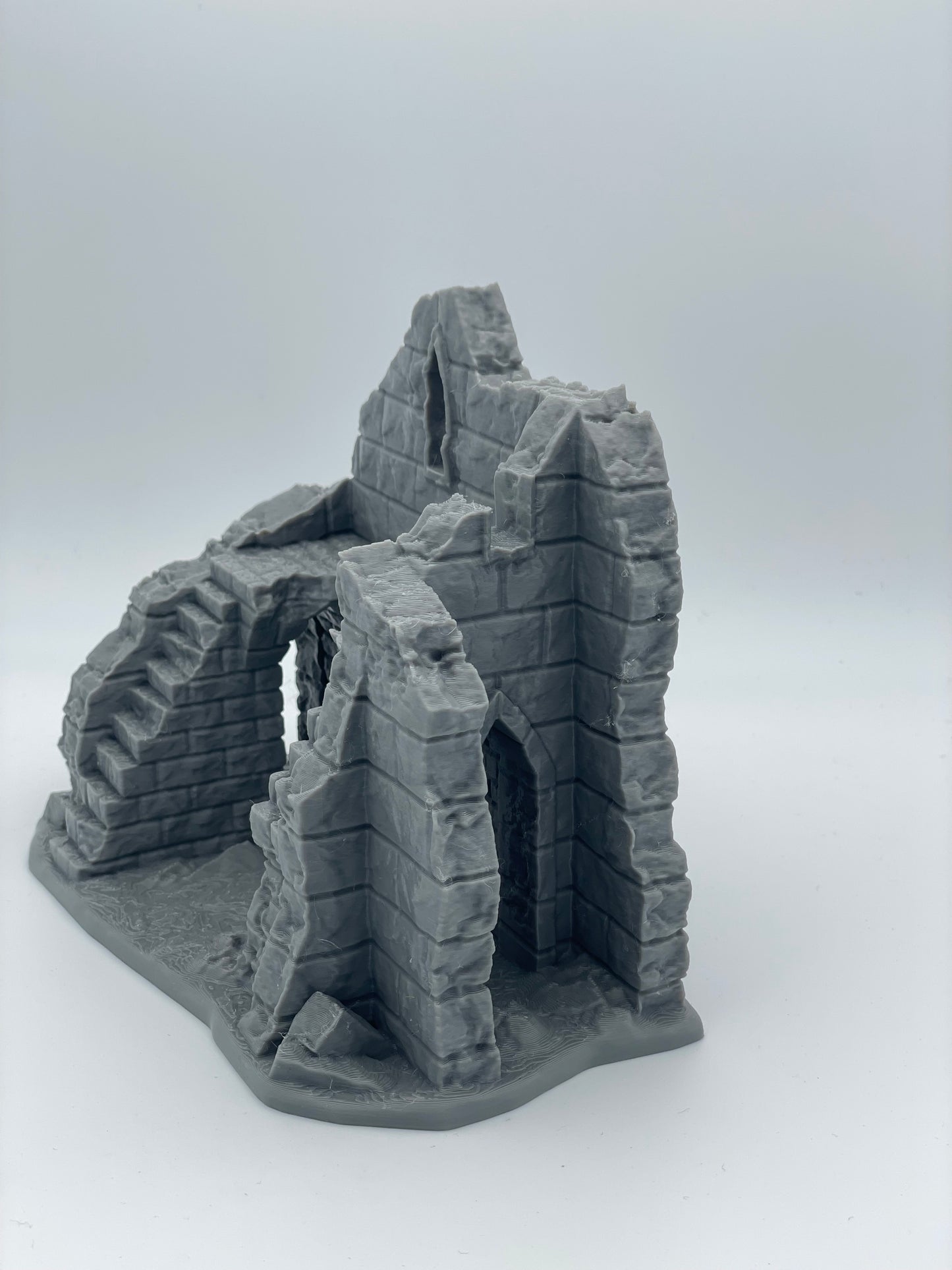 Photo produit Tabletop 28mm The Printing Goes Ever On (TPGEO) 0 : Ruine E - Débris d'une ville médiévale - Maison détruite