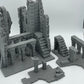 Photo produit Tabletop 28mm The Printing Goes Ever On (TPGEO) 0 : Ruine E - Débris d'une ville médiévale - Maison détruite