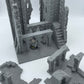 Photo produit Tabletop 28mm The Printing Goes Ever On (TPGEO) 0 : Ruine E - Débris d'une ville médiévale - Maison détruite