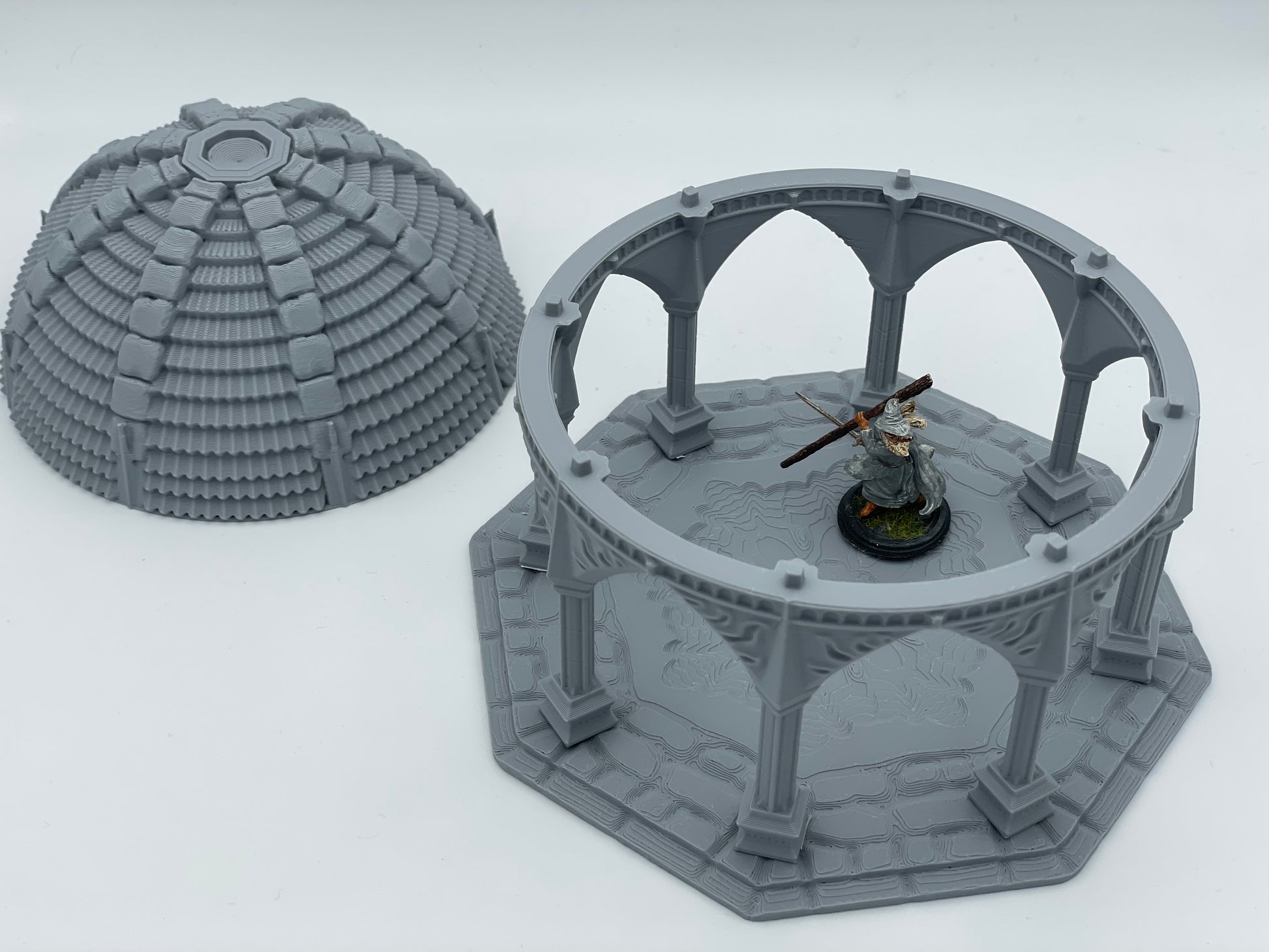 Photo du produit Tabletop 28mm The Printing Goes Ever On (TPGEO) 0 : Avant-poste de Fehntop - Fortification marquée par les intempéries dans la nature