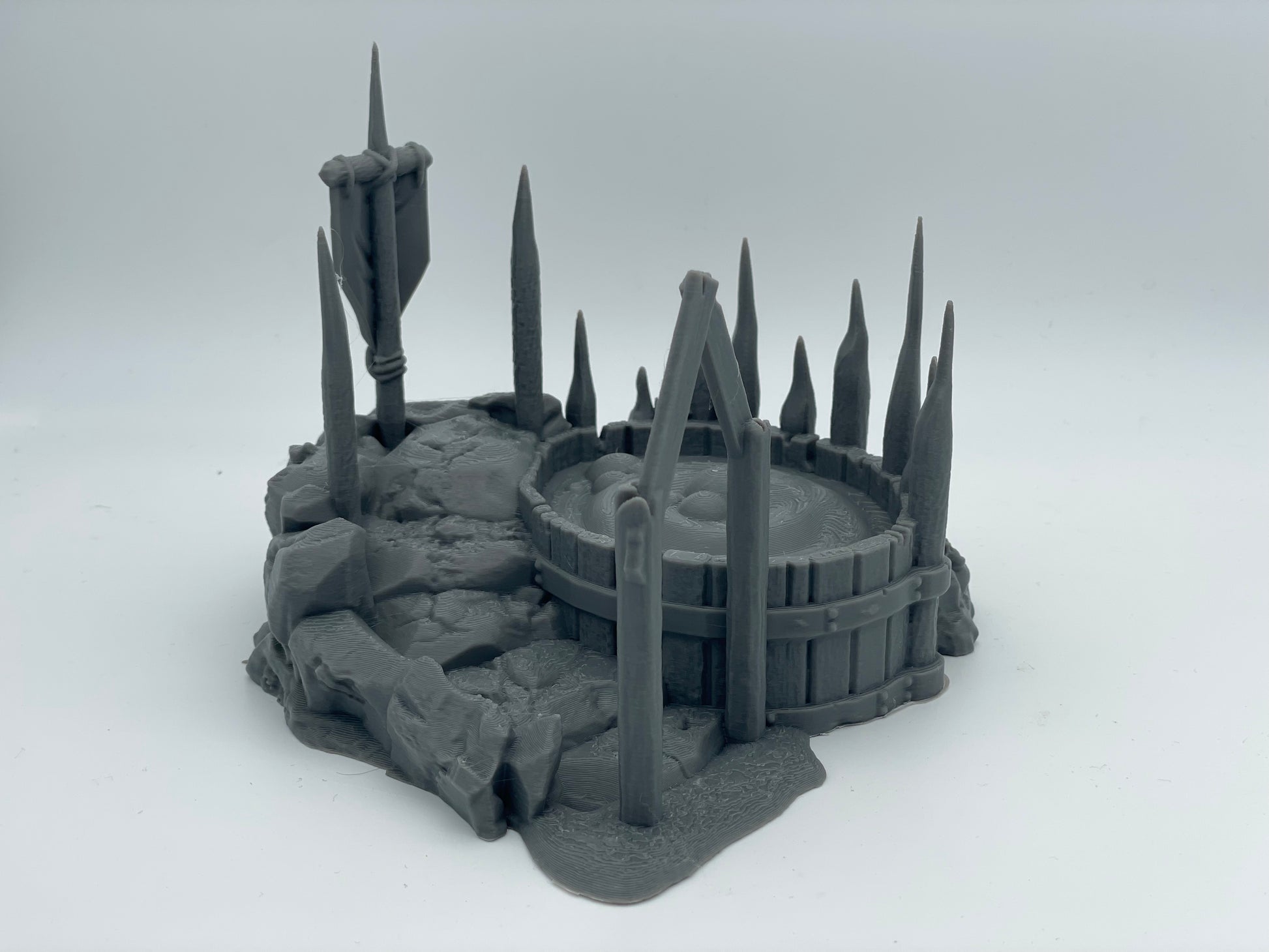Photo du produit Tabletop 28mm The Printing Goes Ever On (TPGEO) 0 : Fosse des Orques - Berceau boueux des Orques - Recrutement du Mal