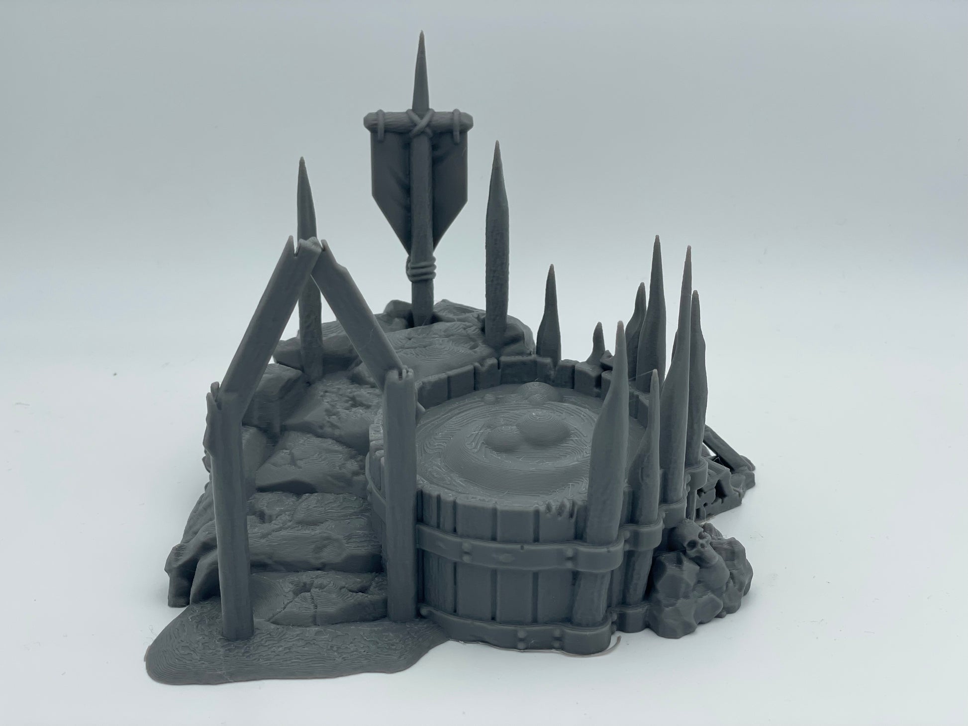 Photo du produit Tabletop 28mm The Printing Goes Ever On (TPGEO) 0 : Fosse des Orques - Berceau boueux des Orques - Recrutement du Mal