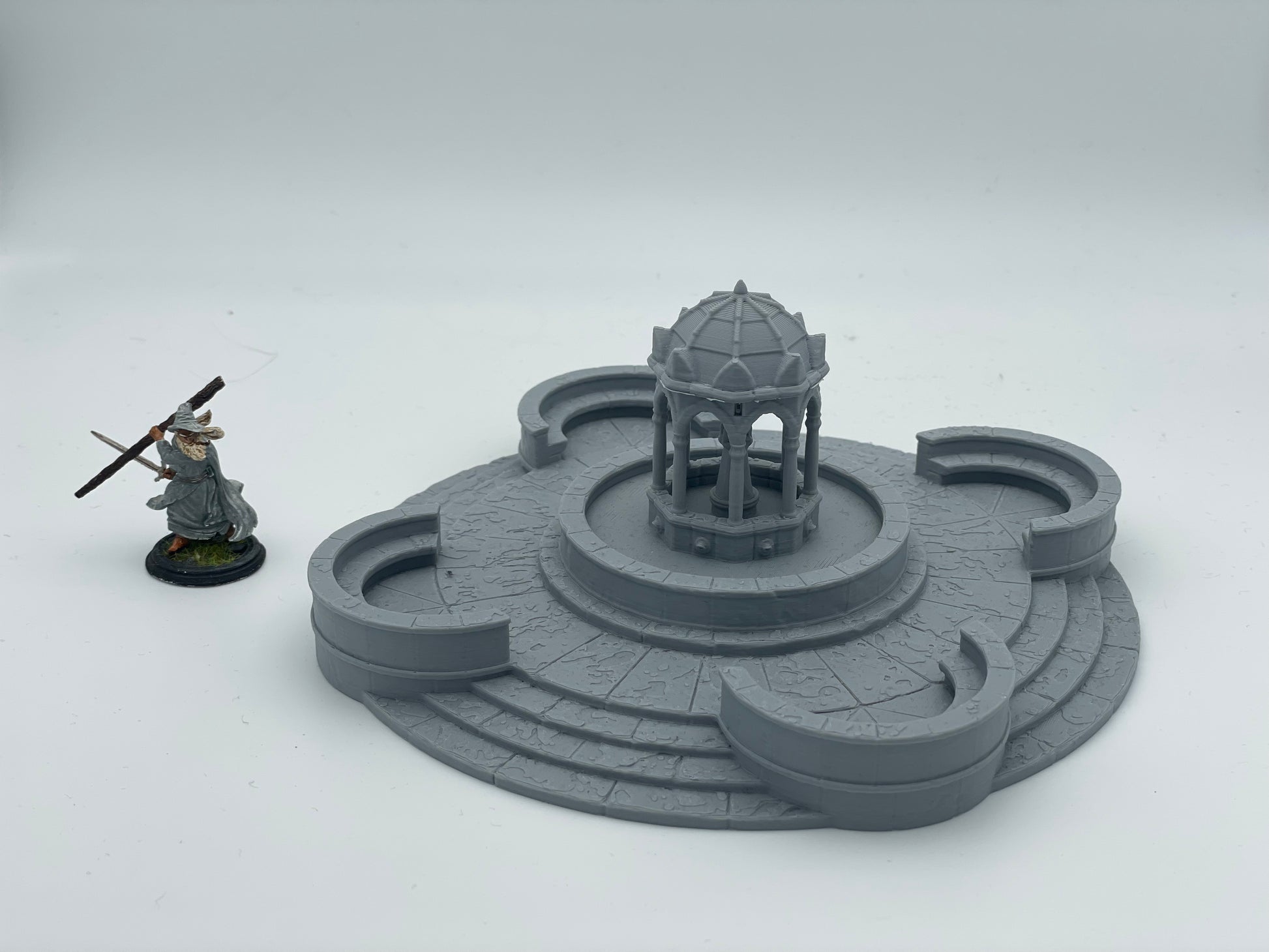 Photo de produit Tabletop 28mm The Printing Goes Ever On (TPGEO) 0 : Fontaine A Ivory City - Fontaine Royaume de Gonthan