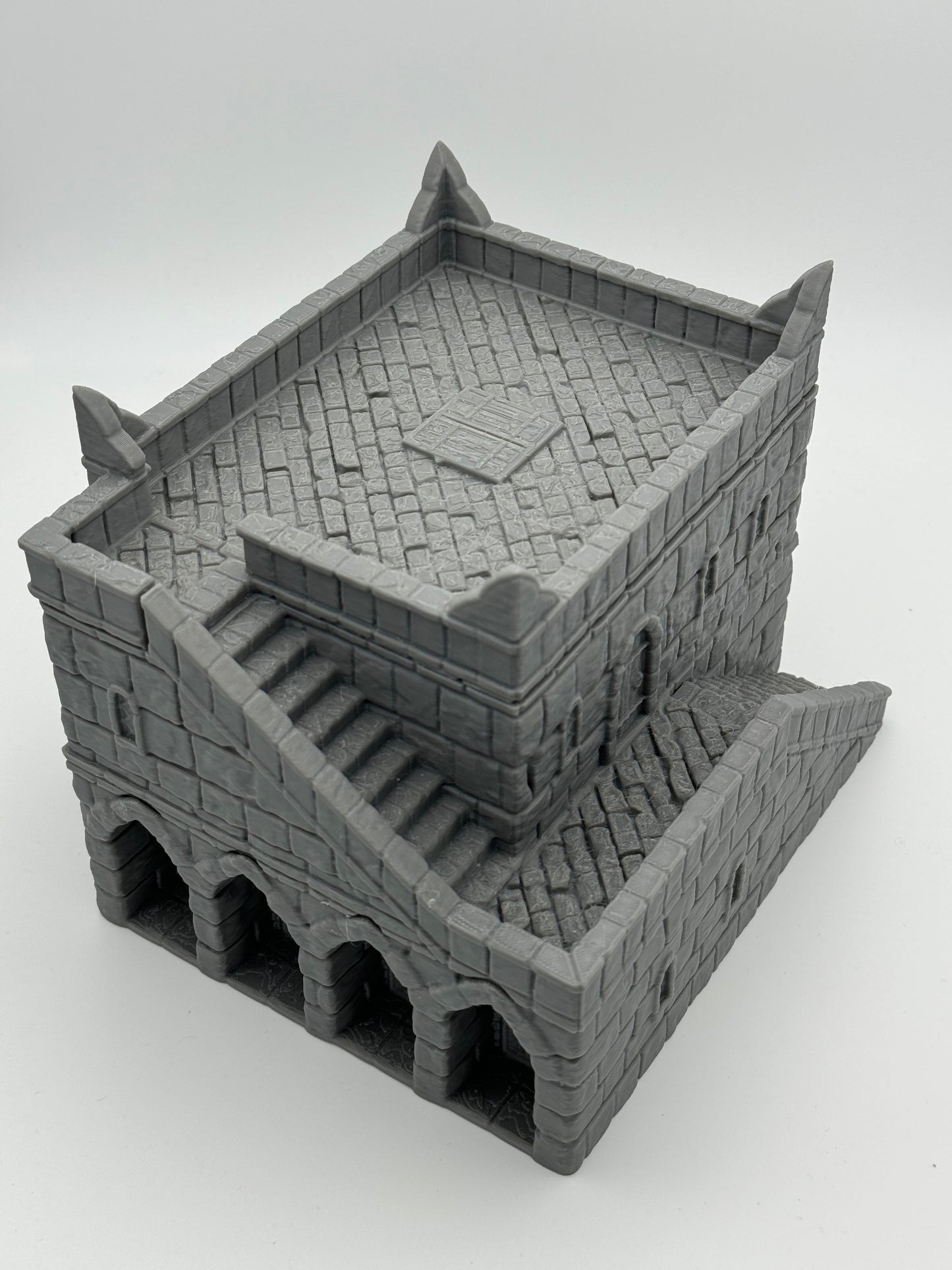 Photo de produit Tabletop 28mm The Printing Goes Ever On (TPGEO) 0 : Place commerciale Ivory City - Bâtiment Royaume de Gonthan - Hall d'échange Terrain Tabletop