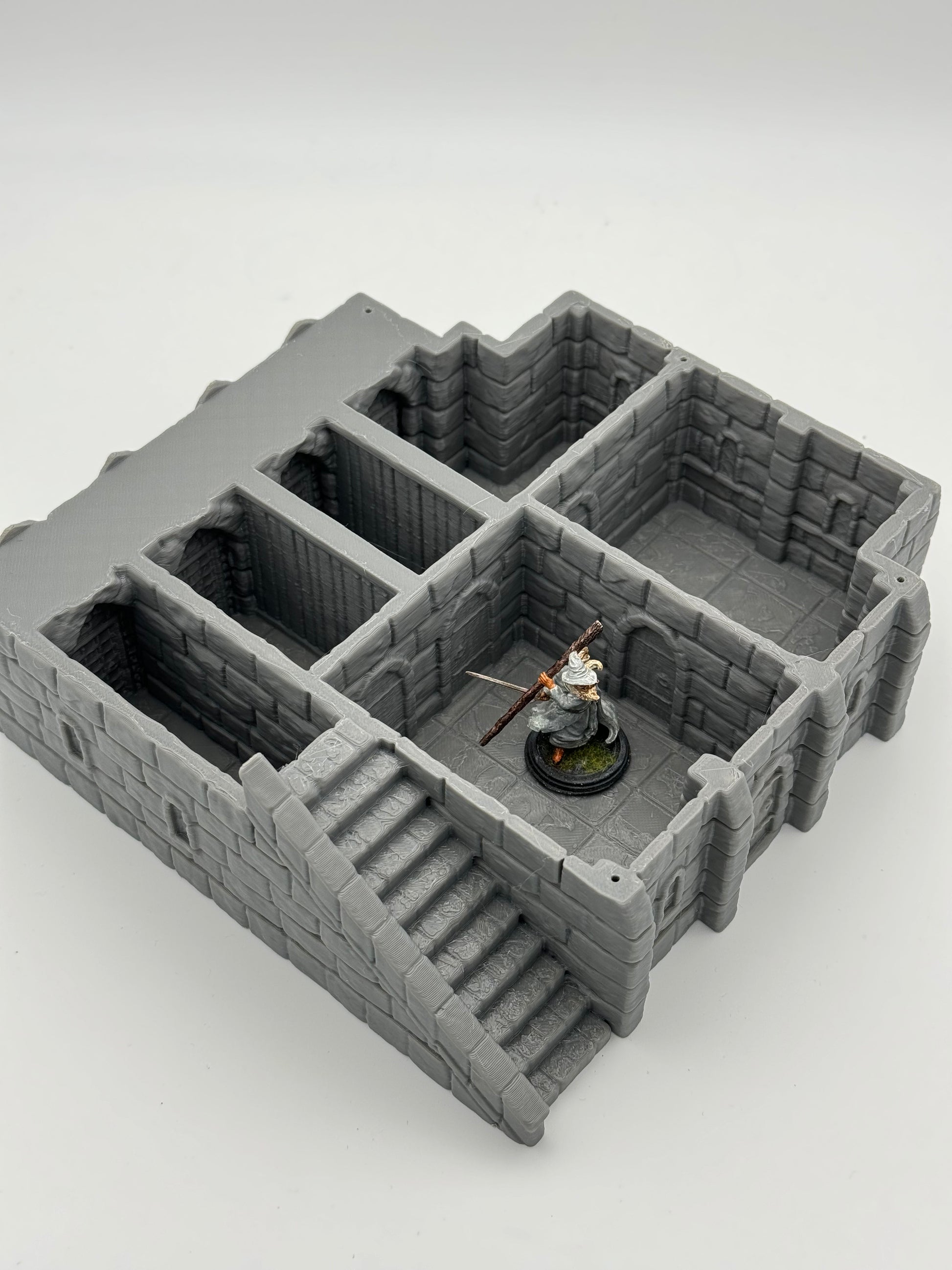 Photo de produit Tabletop 28mm The Printing Goes Ever On (TPGEO) 0 : Place commerciale Ivory City - Bâtiment Royaume de Gonthan - Hall d'échange Terrain Tabletop