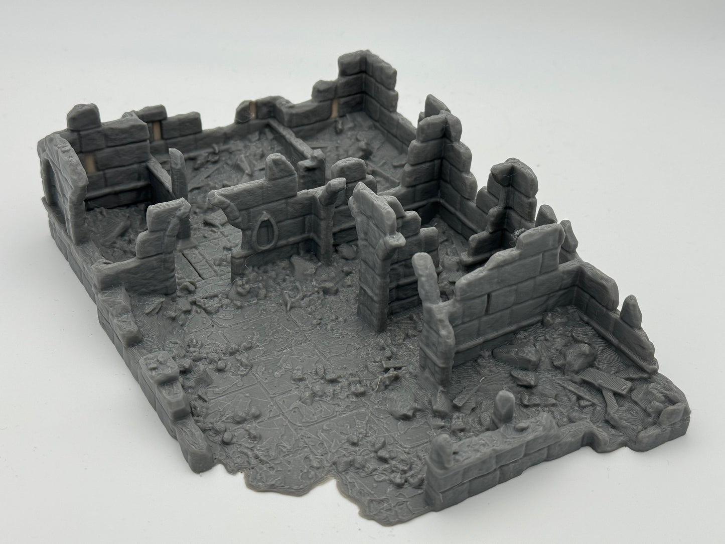 Photo de produit Tabletop 28mm The Printing Goes Ever On (TPGEO) 0 : Ruines d'écuries Ivory City - Bâtiment du royaume de Gonthan - Terrain de Table Ruines d'écuries