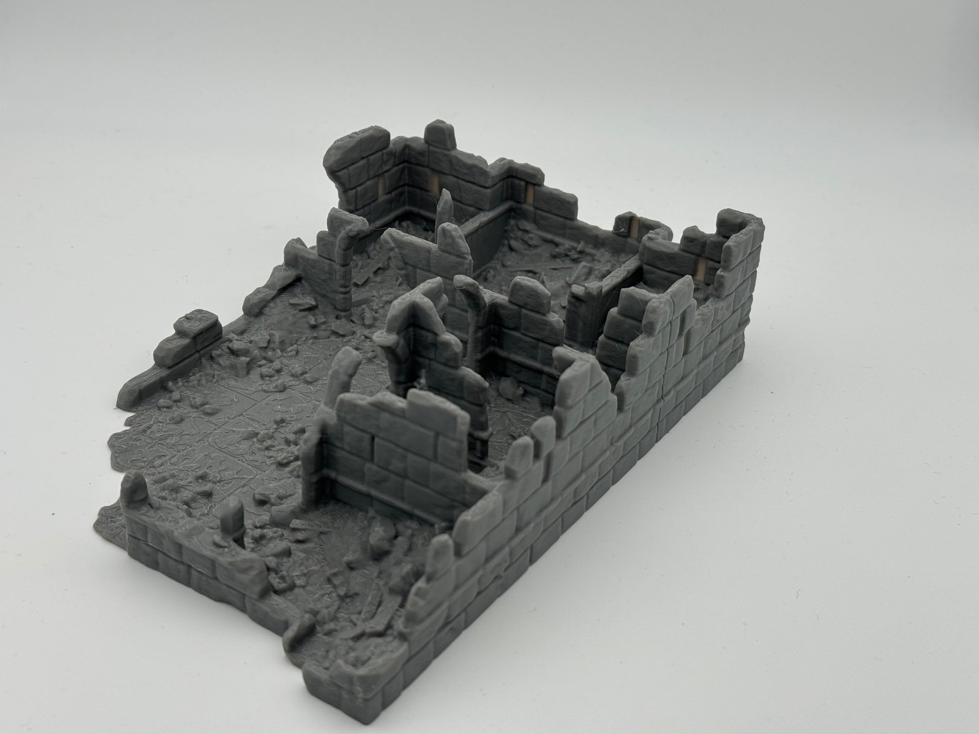 Photo de produit Tabletop 28mm The Printing Goes Ever On (TPGEO) 0 : Ruines d'écuries Ivory City - Bâtiment du royaume de Gonthan - Terrain de Table Ruines d'écuries