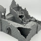 Photo du produit Tabletop 28mm The Printing Goes Ever On (TPGEO) 0 : Ruines de la caserne Ivory City - Bâtiment du royaume de Gonthan - Terrain de table Ruines de caserne
