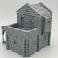 Photo du produit Tabletop 28mm The Printing Goes Ever On (TPGEO) 0 : Maison médiévale A - Bâtiment en pierre du royaume humain de Gonthan - Terrain praticable