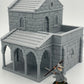 Photo du produit Tabletop 28mm The Printing Goes Ever On (TPGEO) 0 : Maison médiévale A - Bâtiment en pierre du royaume humain de Gonthan - Terrain praticable
