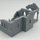 Photo du produit Tabletop 28mm The Printing Goes Ever On (TPGEO) 0 : Ruine maison médiévale A1 - Restes du bâtiment du royaume humain Gonthan