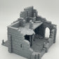 Photo de produit Tabletop 28mm The Printing Goes Ever On (TPGEO) 0 : Ruine maison médiévale A2 - Restes du bâtiment du royaume humain Gonthan